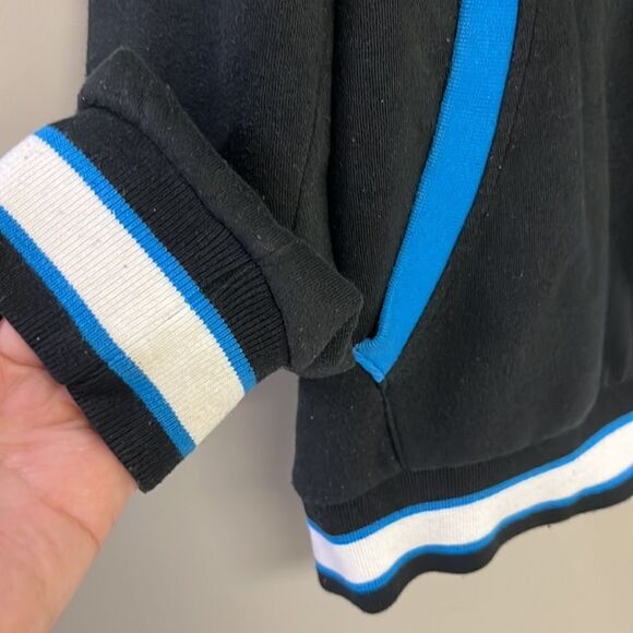 NFL Carolina Panther Black Pullover Hoodie with Kangaroo Pocket- Medium - Picture 7 of 16